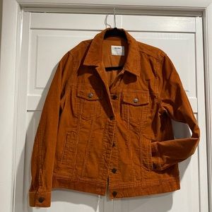 Corduroy burnt orange jacket